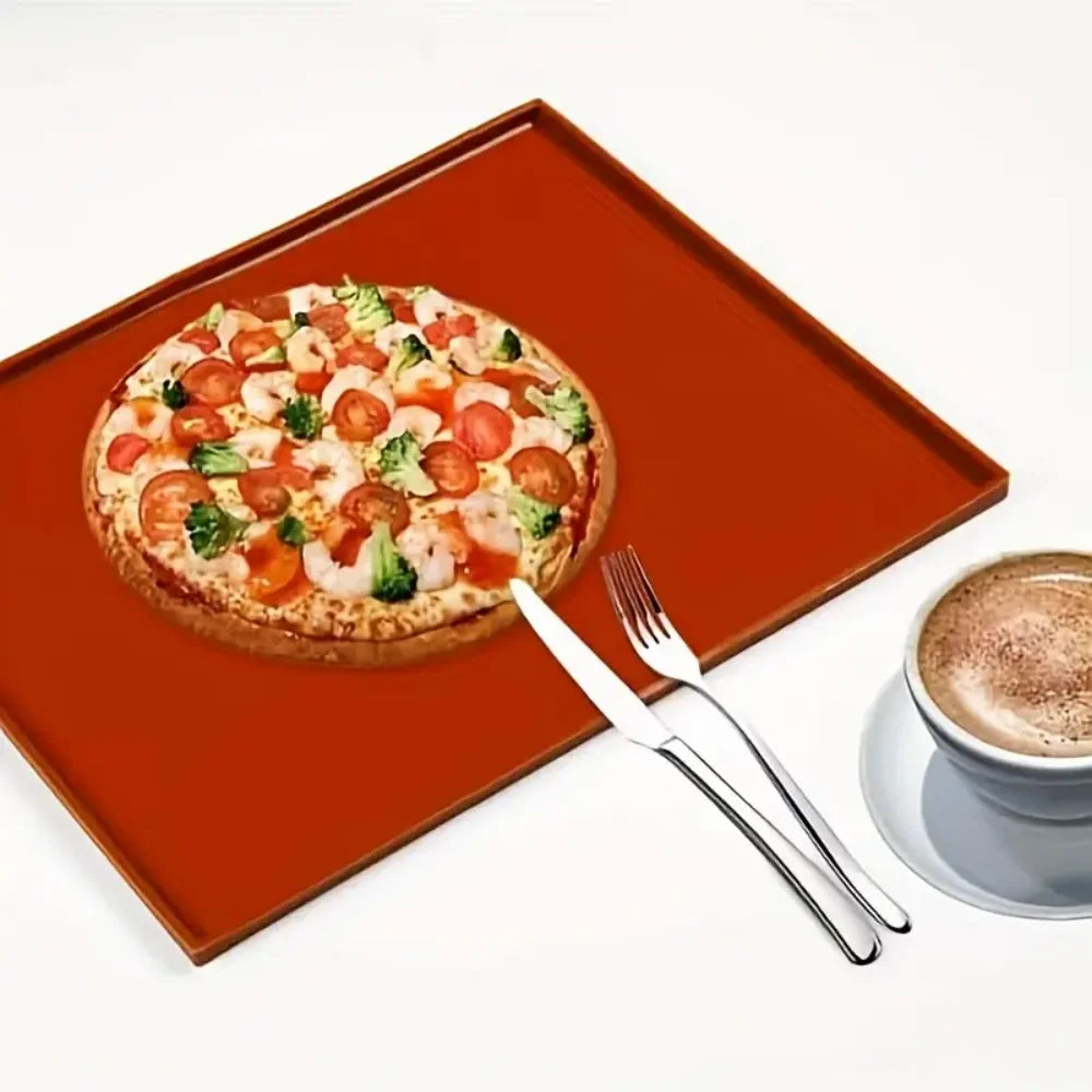 Reusable silicone baking mats for oven use