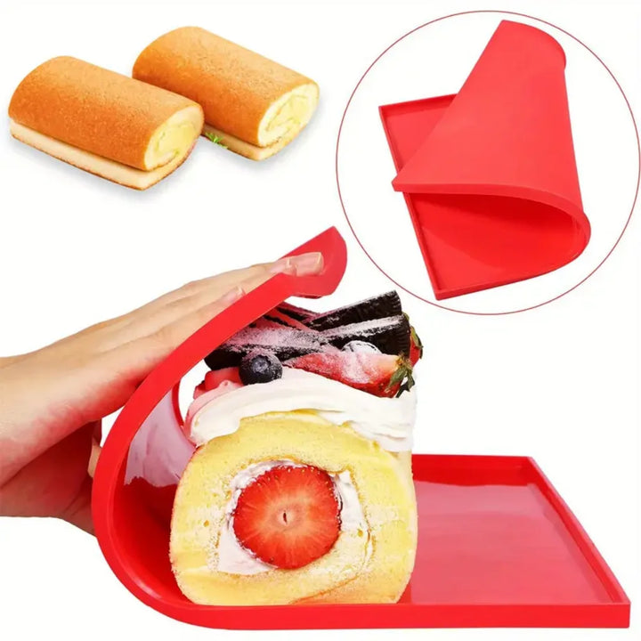 Reusable silicone baking mats for oven use