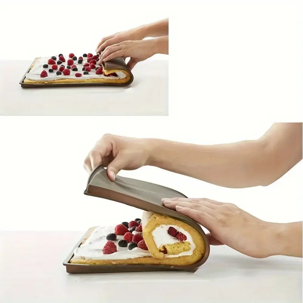 Reusable silicone baking mats for oven use