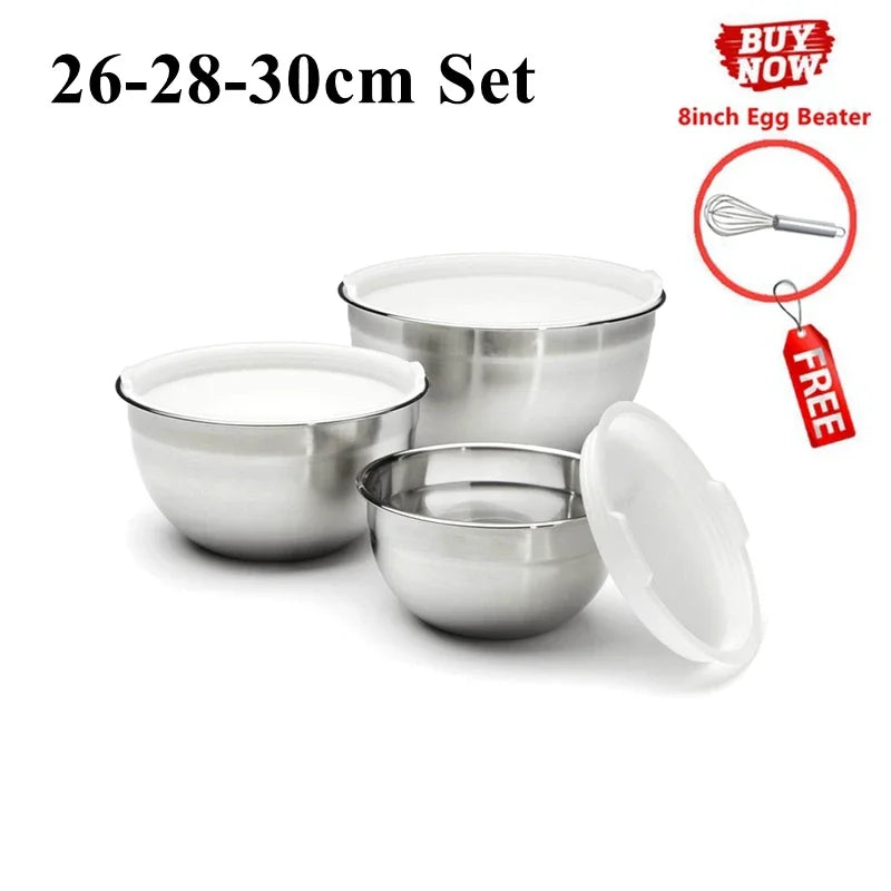 Stainless Steel Mixing Bowl Baking and cooking