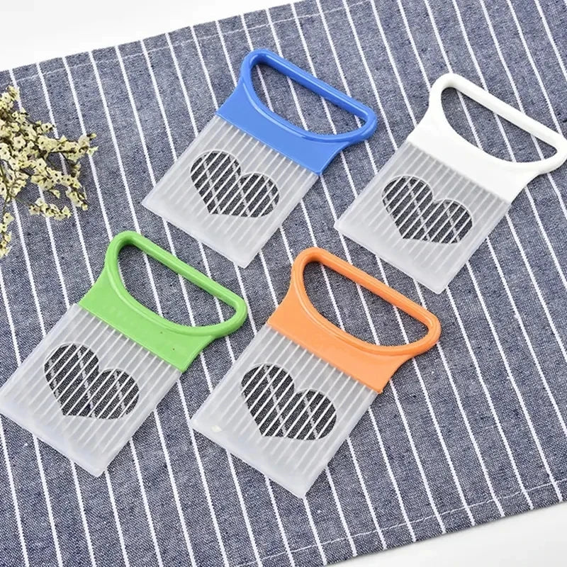 Stainless steel onion cutter holder kitchen tool