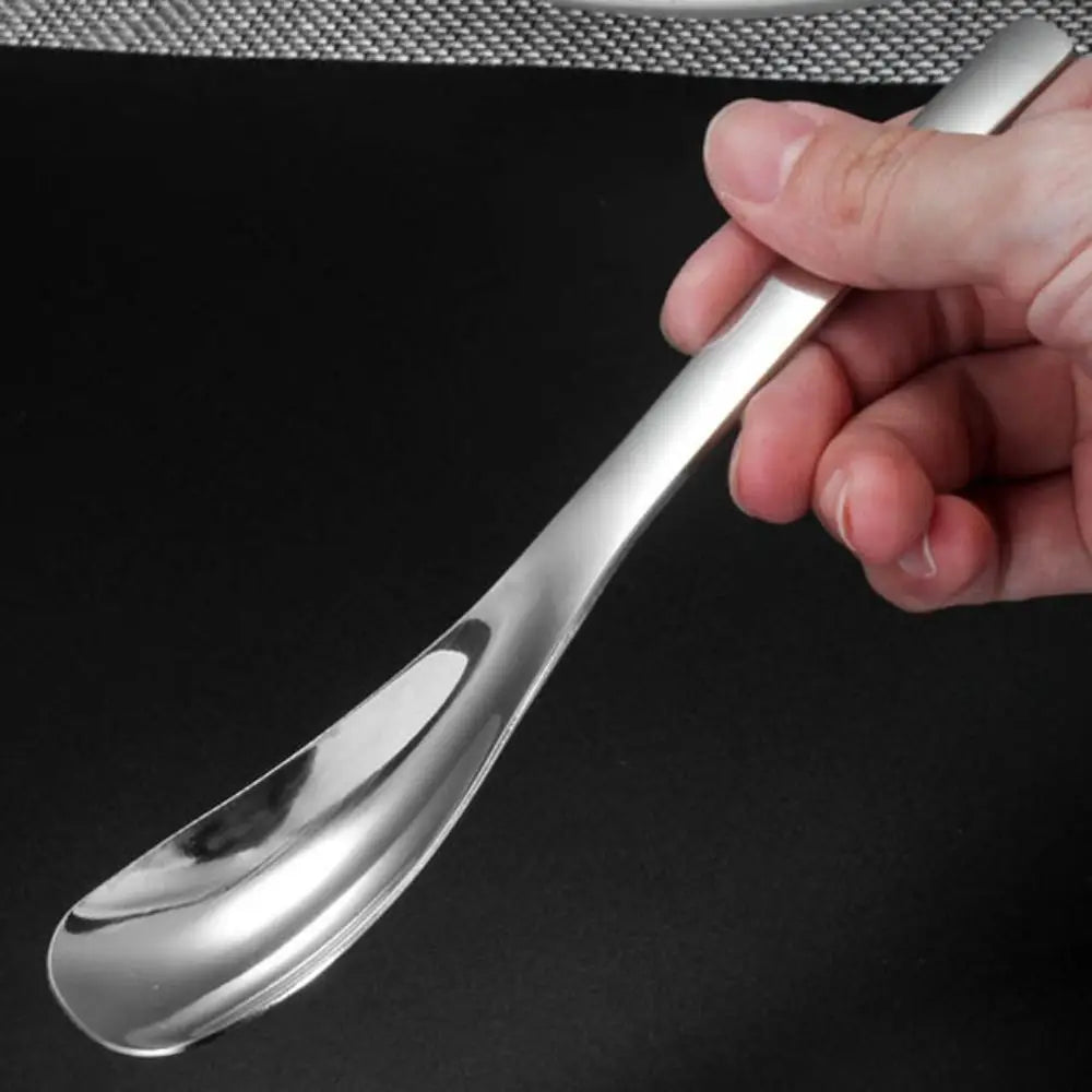 Stainless steel slotted spoon kitchen utensil