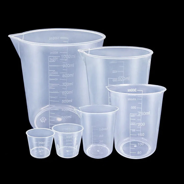 6pcs plastic measuring cups for baking set