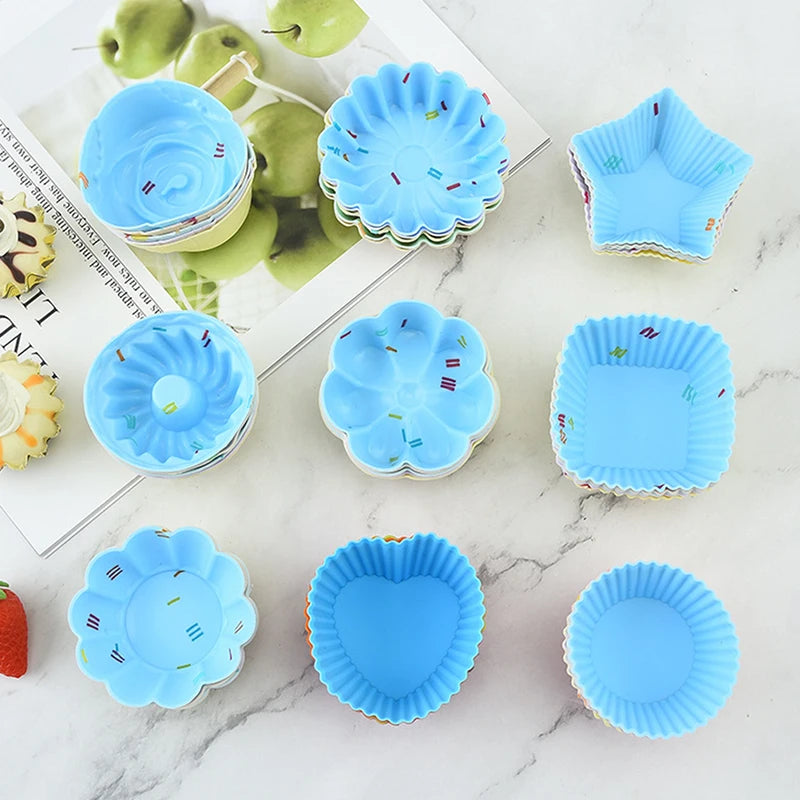 Silicone cake mold muffin cupcake set - Baking