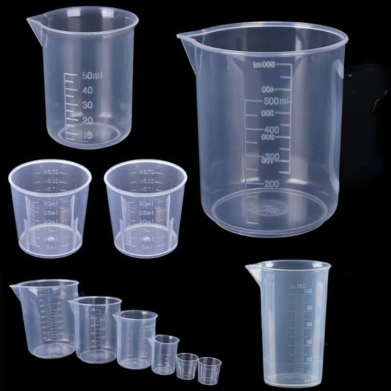 6pcs plastic measuring cups for baking set