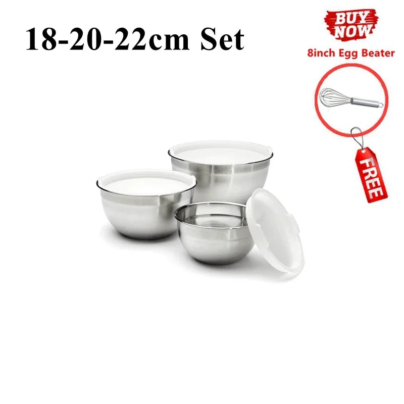 Stainless Steel Mixing Bowl Baking and cooking