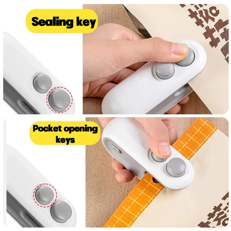 2-in-1 Mini Vacuum Sealing Machine - Mini vacuum sealing machine sealing food bag