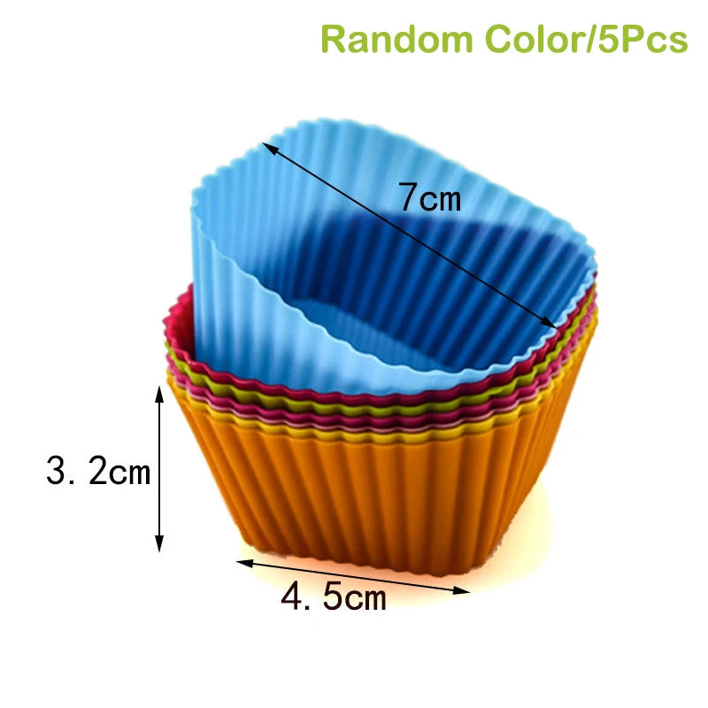 Silicone cake mold muffin cupcake set - Baking