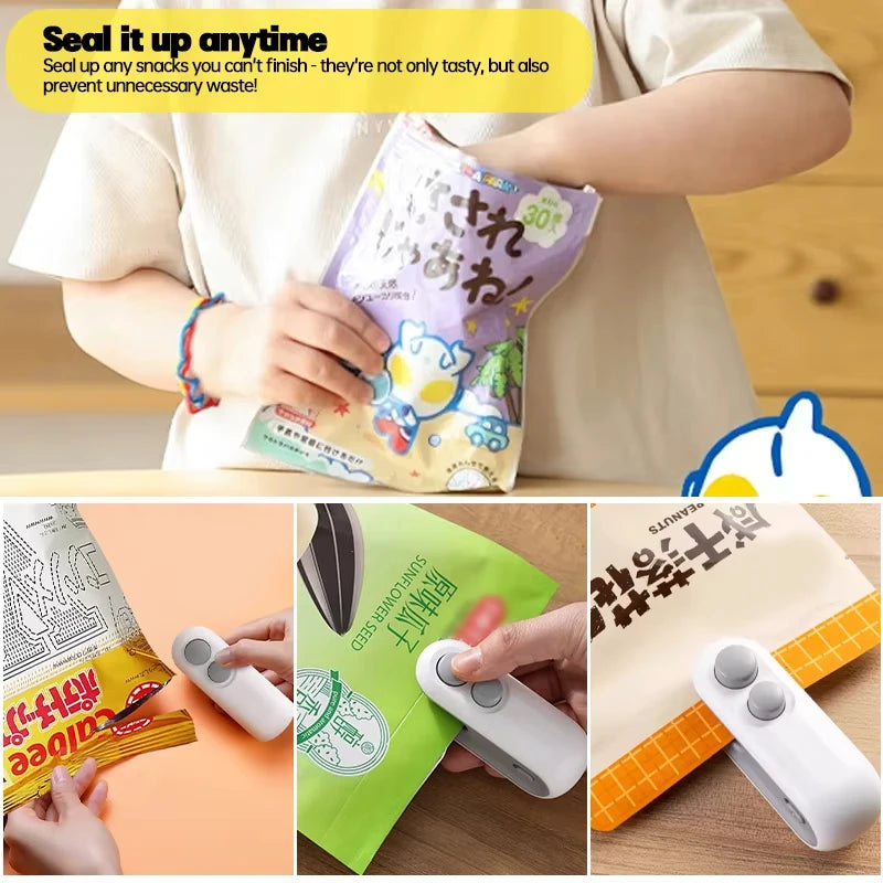 2-in-1 Mini Vacuum Sealing Machine - Mini vacuum sealing machine sealing food bag