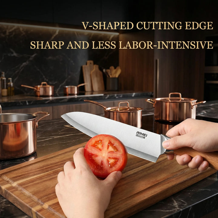 3-piece professional kitchen knife set stainless steel