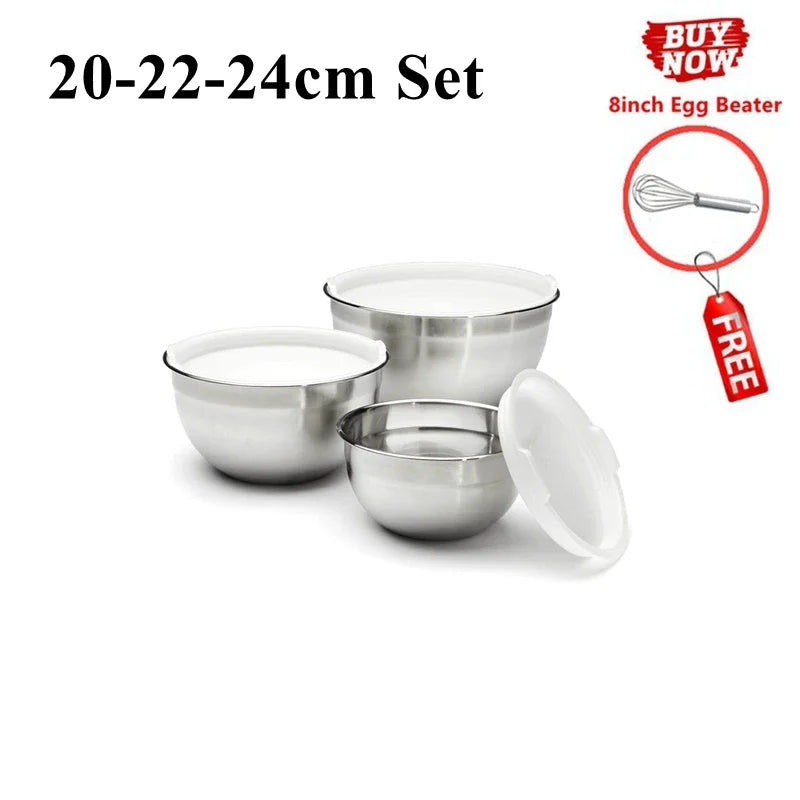 Stainless Steel Mixing Bowl Baking and cooking