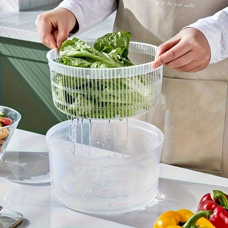 Multi-Functional Manual Salad Spinner