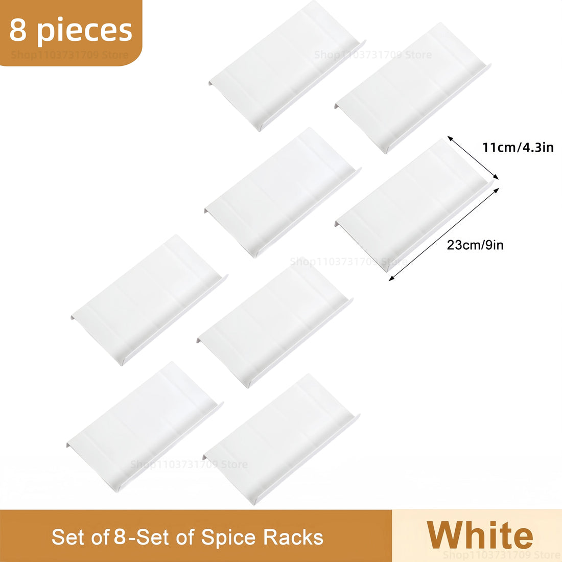 4-layer adjustable spice drawer organizer in kitchen