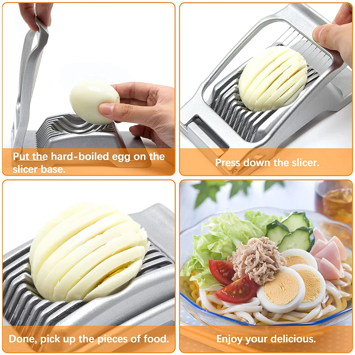Egg Slicer Heavy Duty Aluminum Alloy