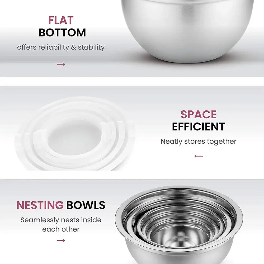 Stainless Steel Mixing Bowl Baking and cooking