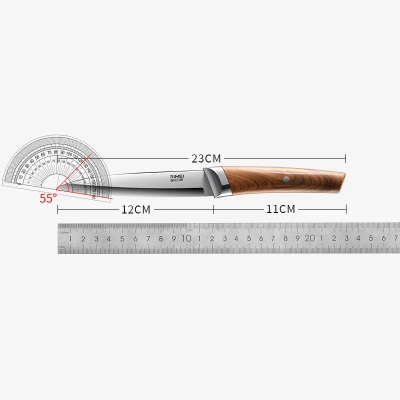 3-piece professional kitchen knife set stainless steel