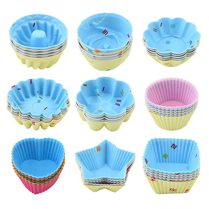 Silicone cake mold muffin cupcake set - Baking
