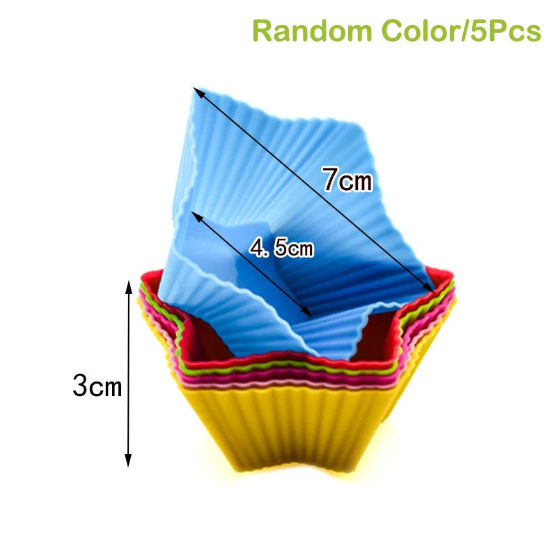 Silicone cake mold muffin cupcake set - Baking