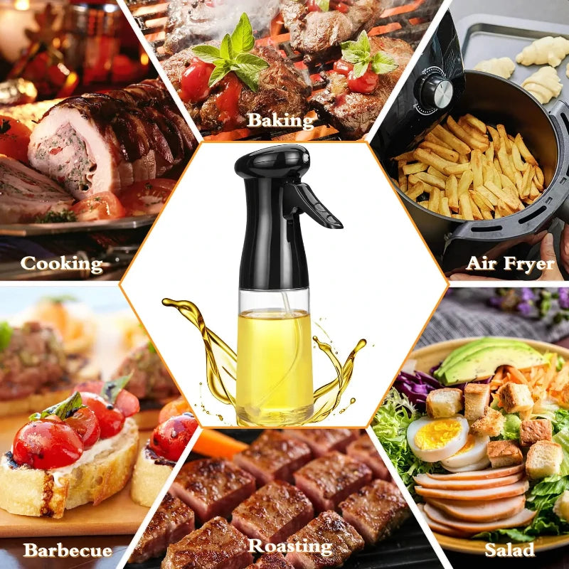 Cooking oil sprayer for kitchen use bottle