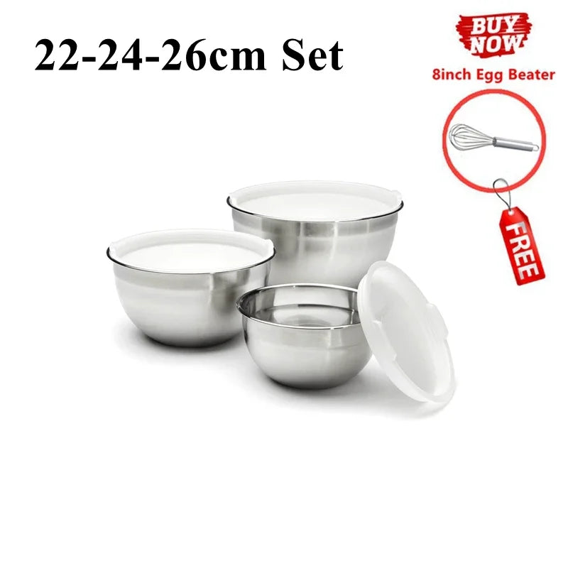 Stainless Steel Mixing Bowl Baking and cooking