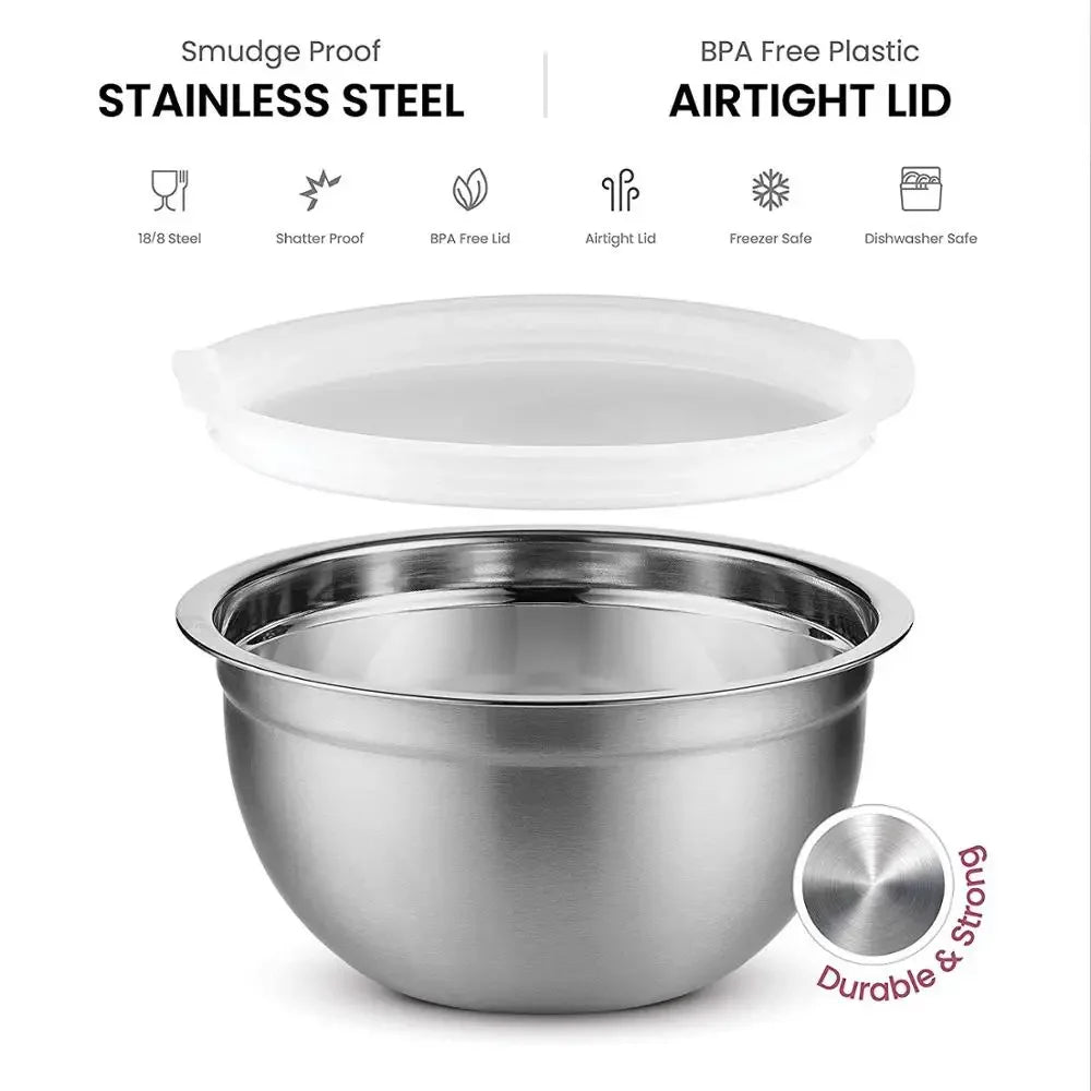 Stainless Steel Mixing Bowl Baking and cooking
