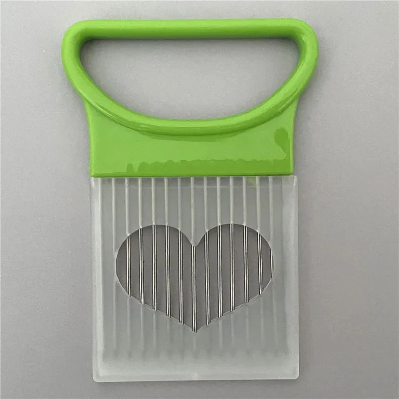 Stainless steel onion cutter holder kitchen tool