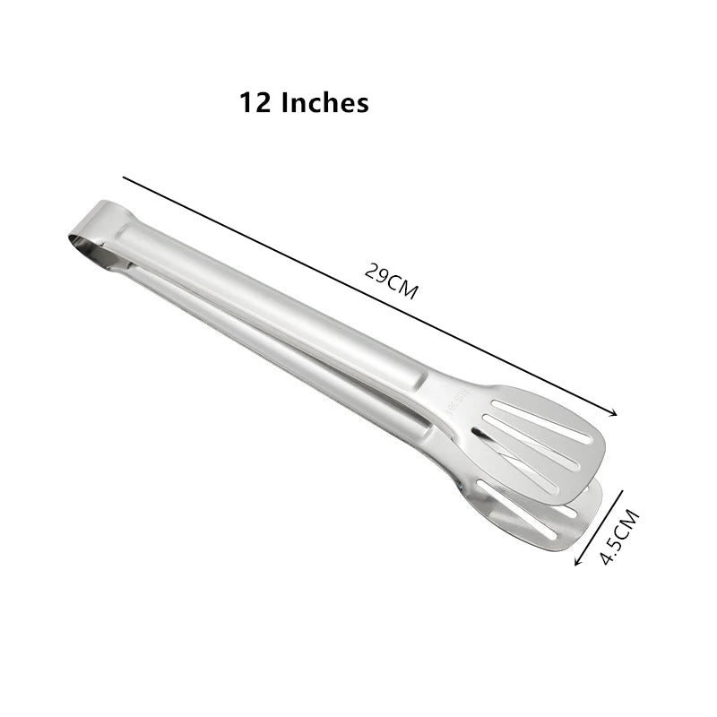 Stainless steel food tongs kitchen utensils