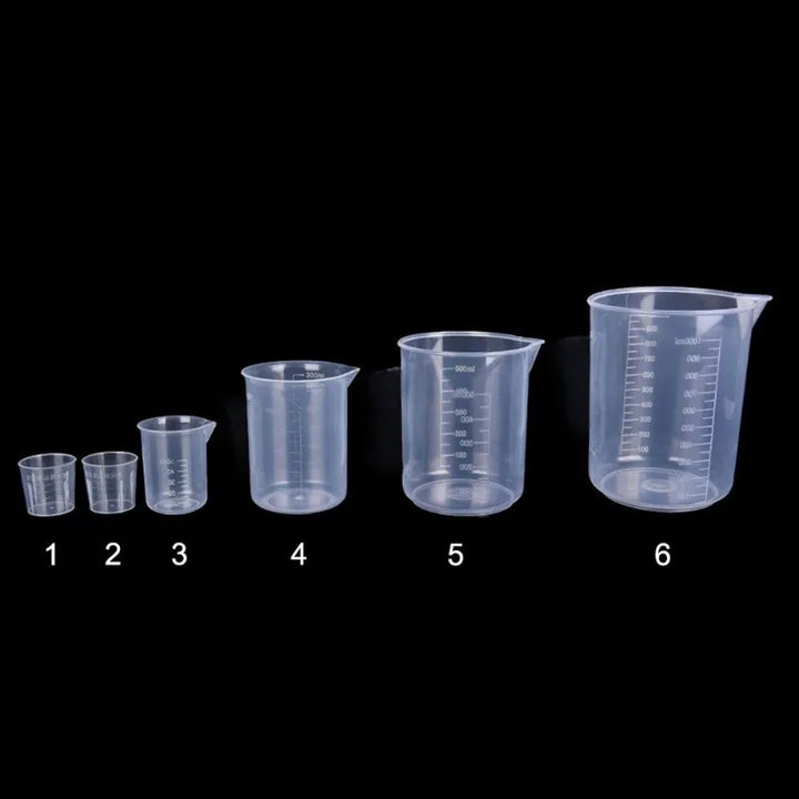 6pcs plastic measuring cups for baking set