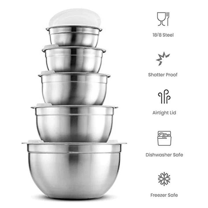 Stainless Steel Mixing Bowl Baking and cooking