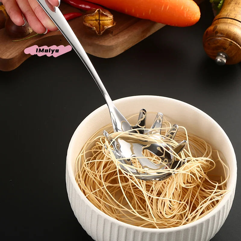 Multifunctional Stainless Steel Noodle Tool - Stainless steel spaghetti cooking utensil