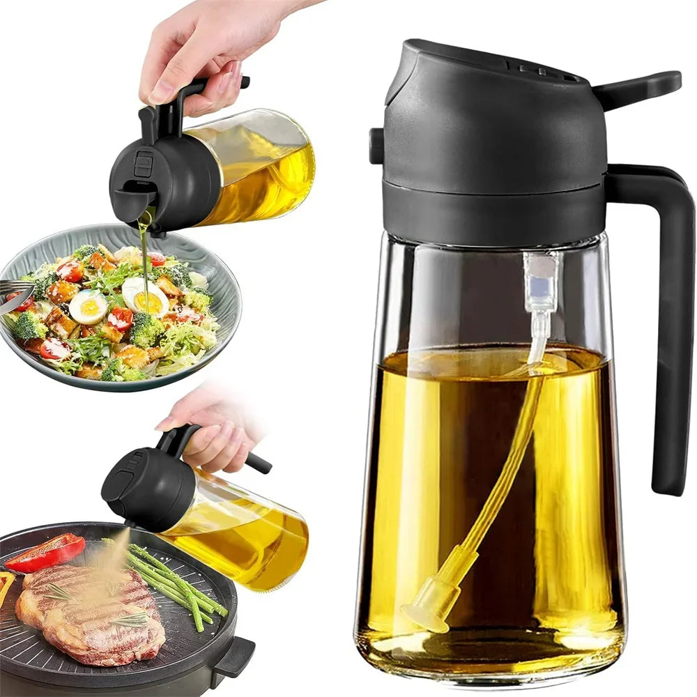 2-in-1 Olive Oil Sprayer & Pourer