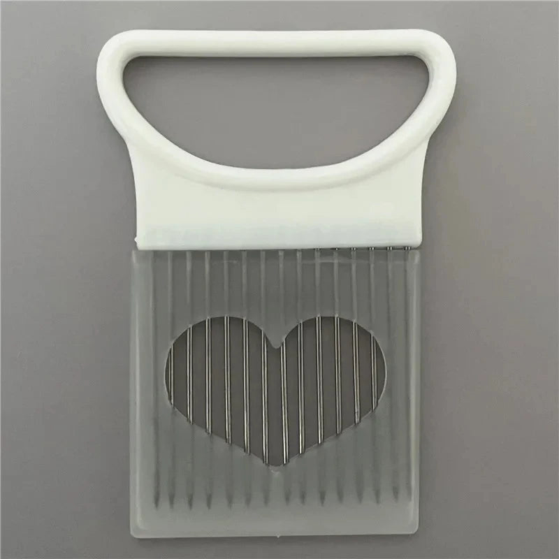 Stainless steel onion cutter holder kitchen tool