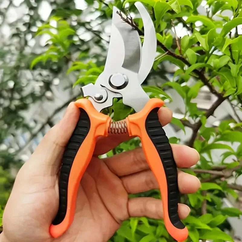 Horticultural pruning stainless steel scissor garden tool