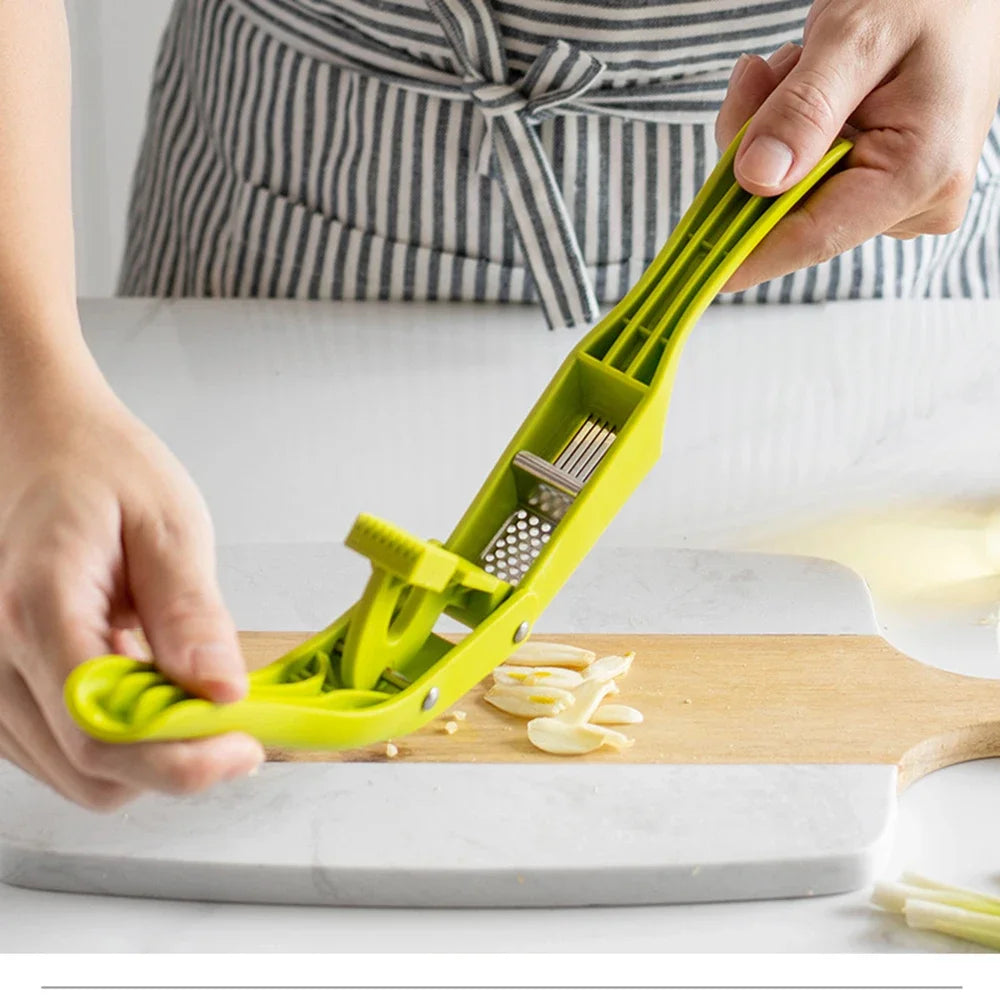 2-in-1 Manual Pull Type Garlic Chopper