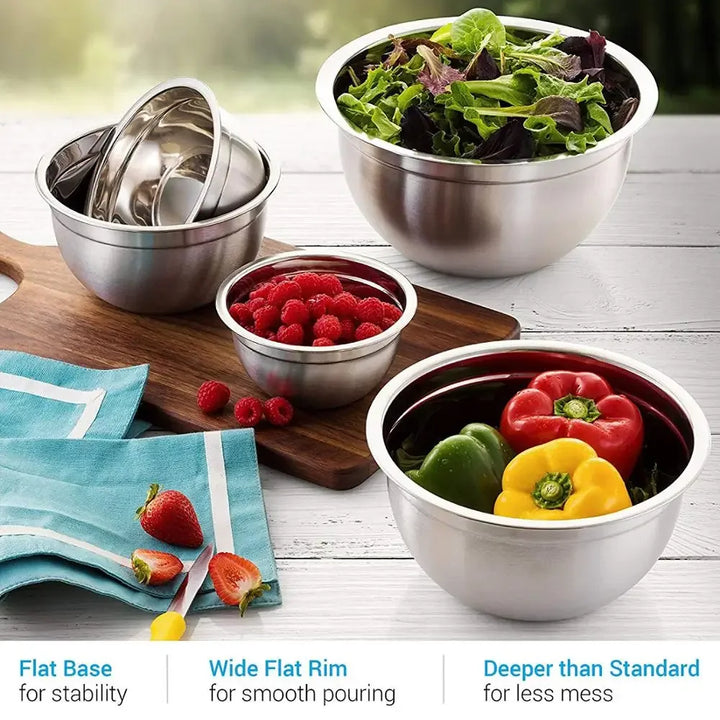 Stainless Steel Mixing Bowl Baking and cooking