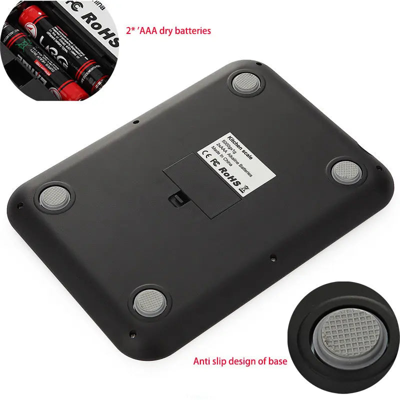 15kg digital kitchen scale with LCD display