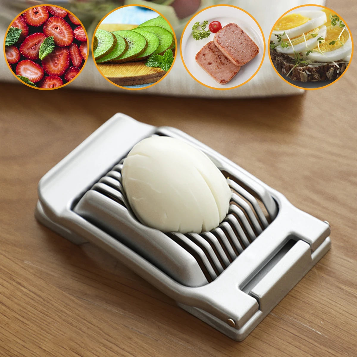Egg Slicer Heavy Duty Aluminum Alloy