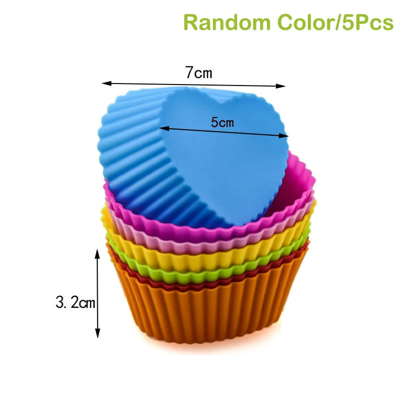 Silicone cake mold muffin cupcake set - Baking