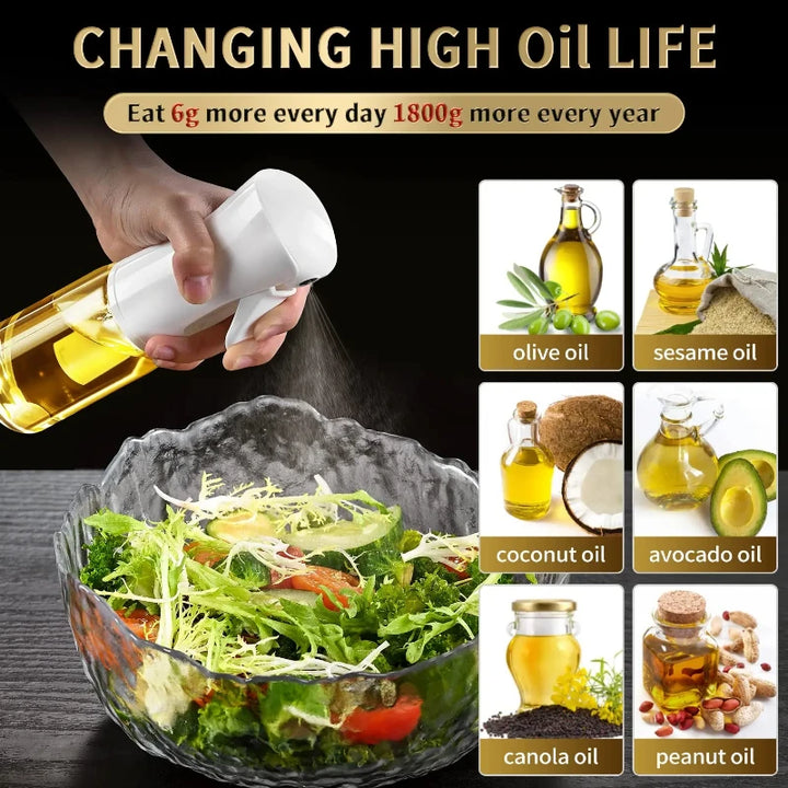 Cooking oil sprayer for kitchen use bottle