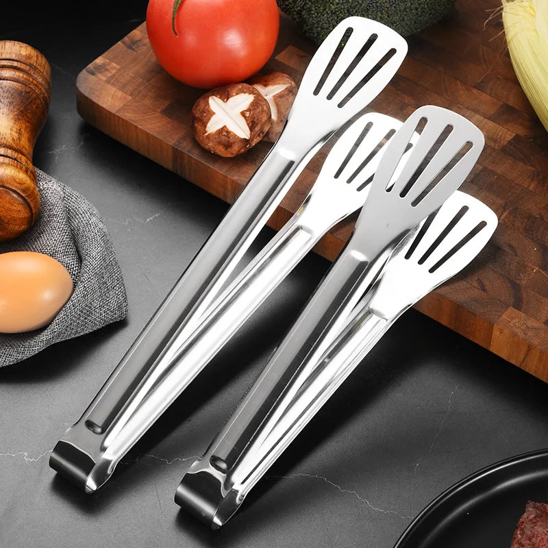 Stainless steel food tongs kitchen utensils